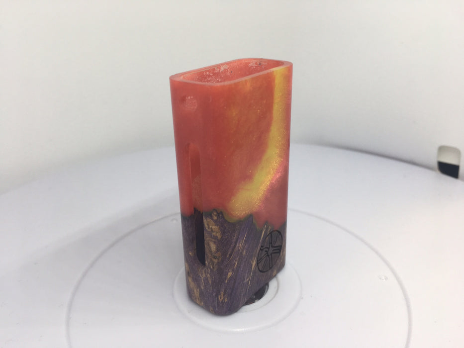 Icare 650mah Stab Wood Sleeve By Asmodus Hy+Pur+Red