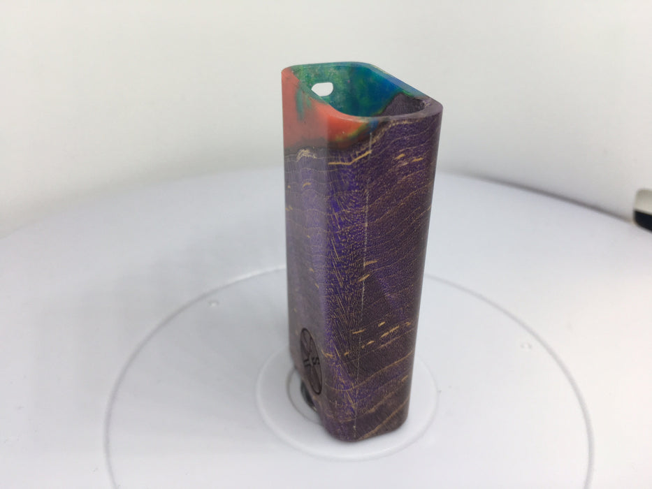 Icare 650mah Stab Wood Sleeve By Asmodus Hy+Pur+Blu