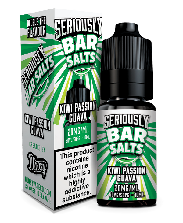 Kiwi Passion Guava Nic Salt By Seriously Bar Salts UK