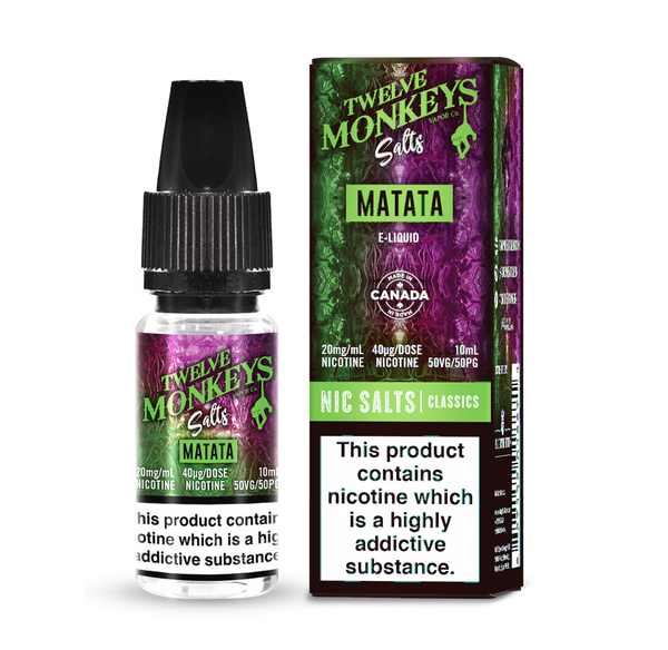 Matata Salt Nic By 12 Monkeys UK