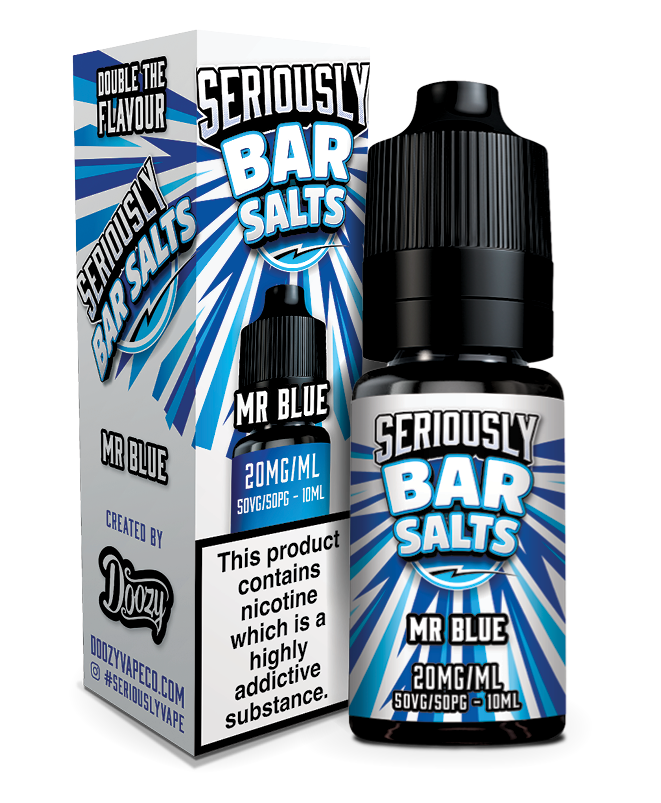 Mr Blue Nic Salt By Seriously Bar Salts UK