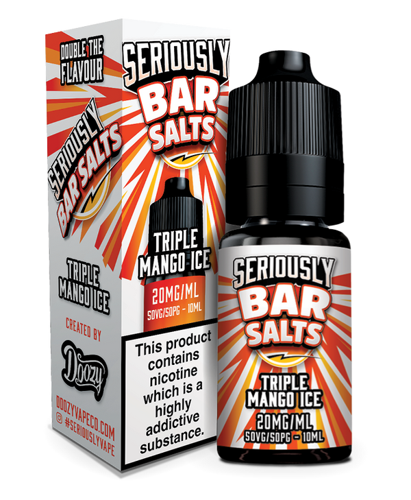 Triple Mango Ice Nic Salt By Seriously Bar Salts UK