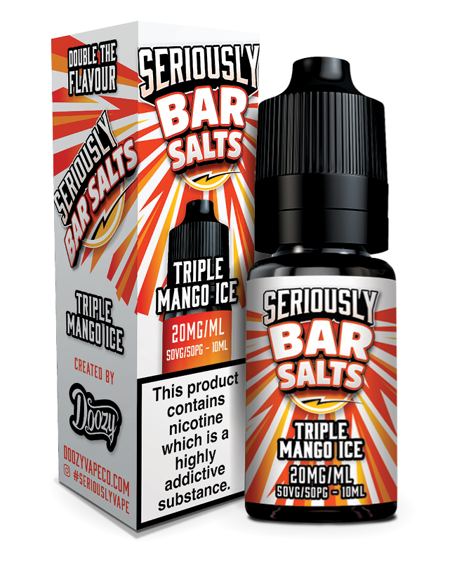 Triple Mango Ice Nic Salt By Seriously Bar Salts UK