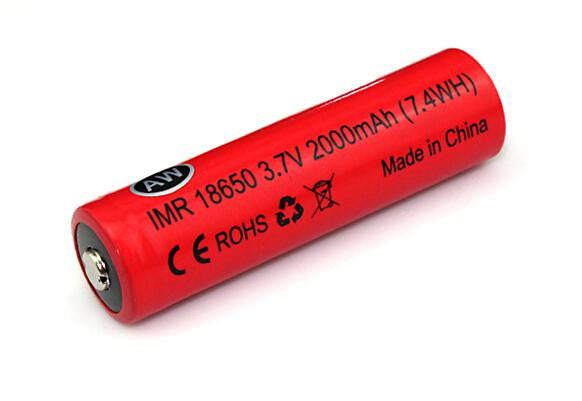 18650 IMR 2000mAh Battery By AW