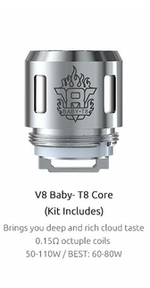 TFV8 Baby & Big Baby Replacement Coils By Smok