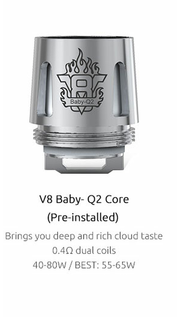 TFV8 Baby & Big Baby Replacement Coils By Smok