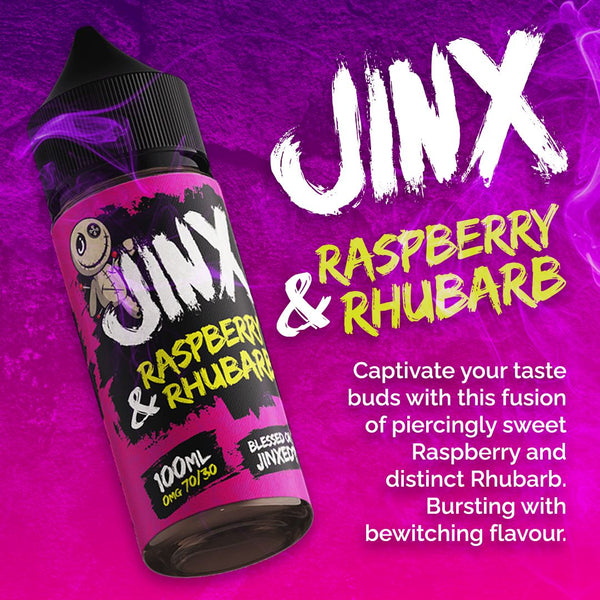 Raspberry & Rhubarb 100ml By Jinx UK
