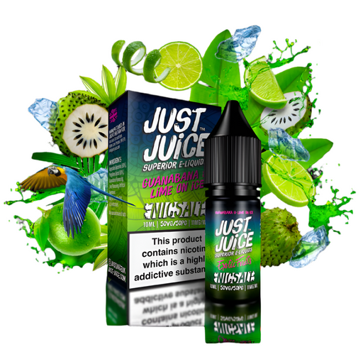 Guanabana & Lime On Ice Nic Salt By Just Juice UK