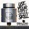 Skill Stainless Steel RDA By Vapers MD & Twisted Messes