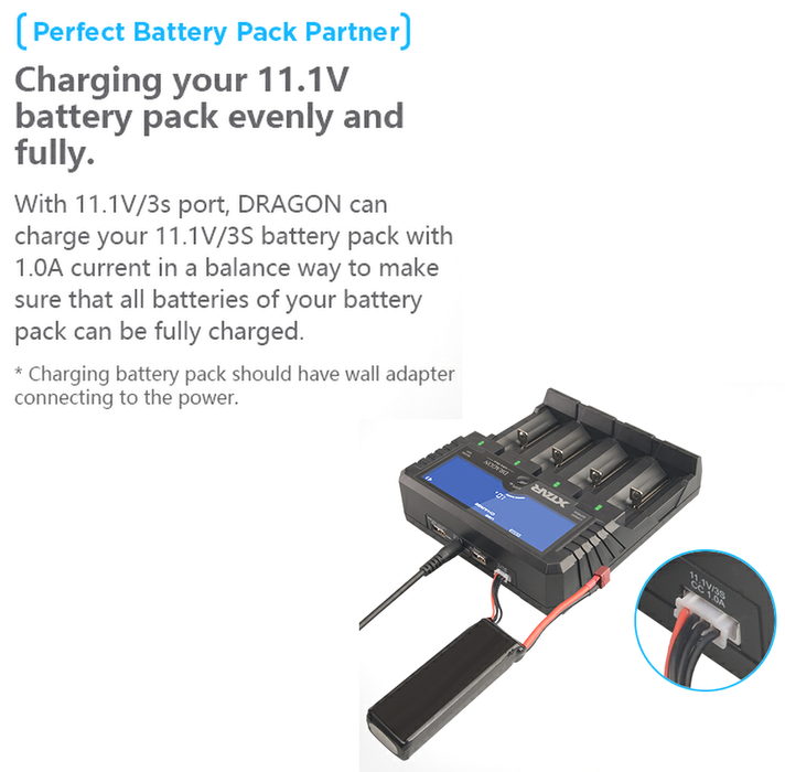 Xtar Dragon VP4 Plus Battery Charger and Analyser